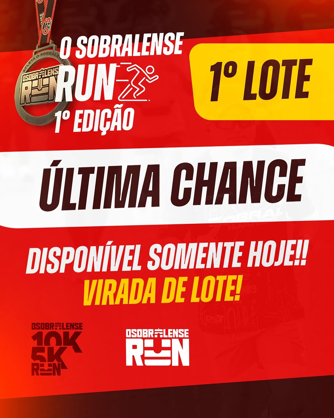 Última Chamada: Prazo Final para Inscrição no 1º Lote da Corrida Sobralense Run