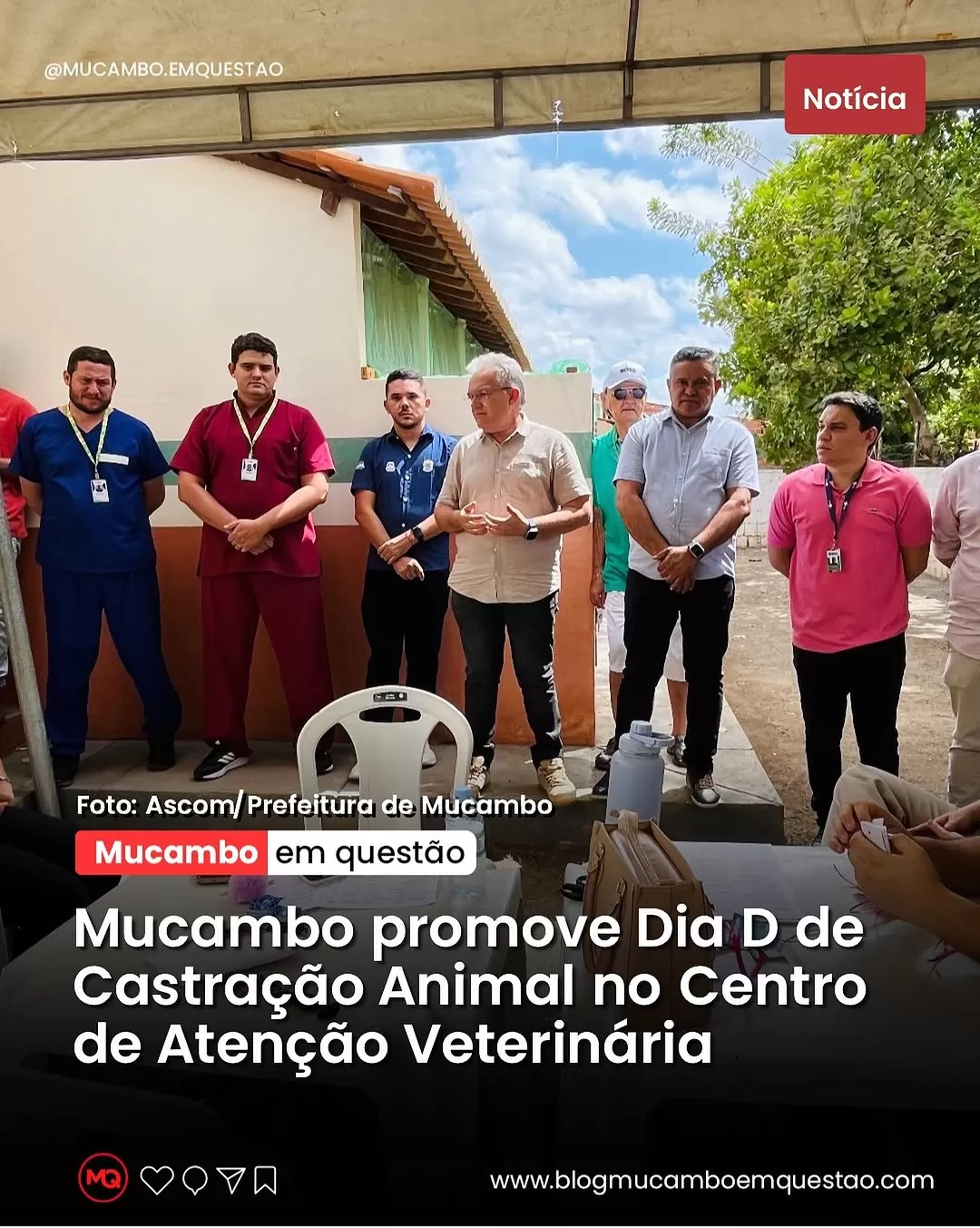 Mucambo Realiza Dia "D" de Castração Animal para Controle Populacional