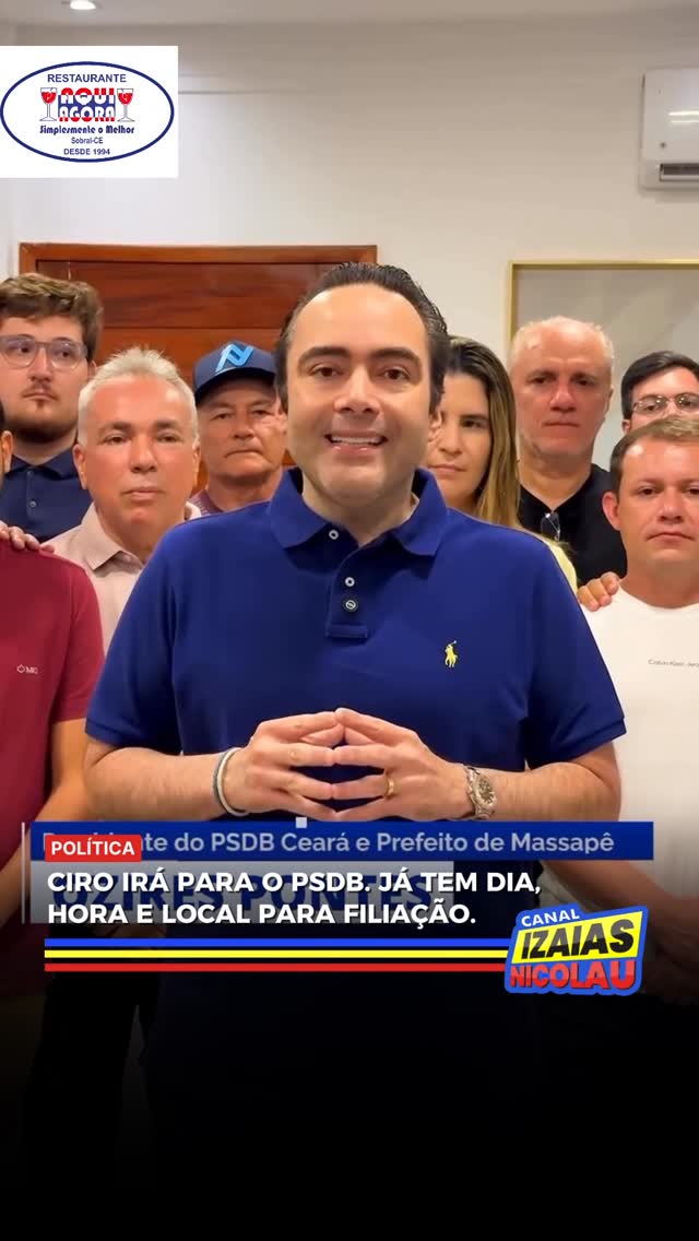 Ciro Gomes no PSDB: Filiação marcada para quarta em Fortaleza