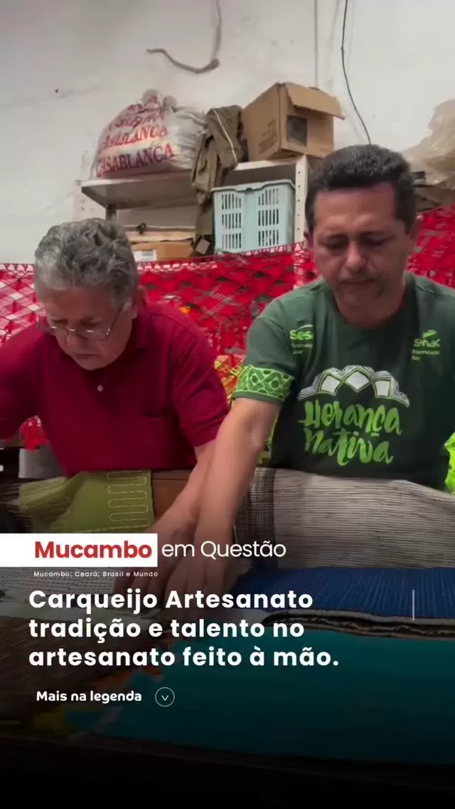 Artesanato de Carqueijo em Mucambo Brilha no XI Encontro Sesc Herança Nativa