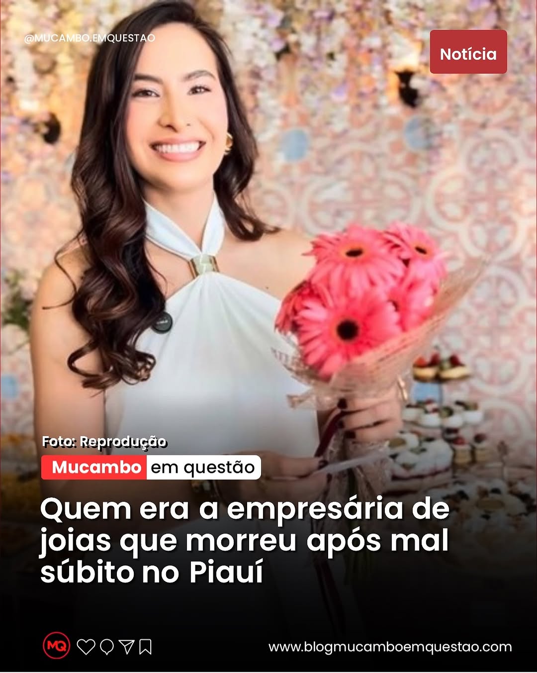 Mal súbito mata empreendedora saudável de Teresina; causa investigada