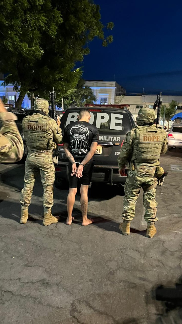 Bope prende foragido em Sobral após plantão policial intenso