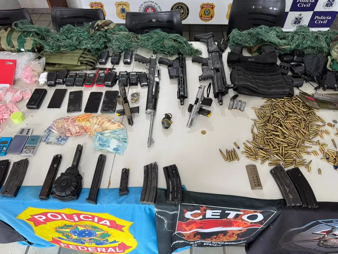 Ação policial em Caraíva: Suspeitos de grupo criminoso não resistem em ocorrência