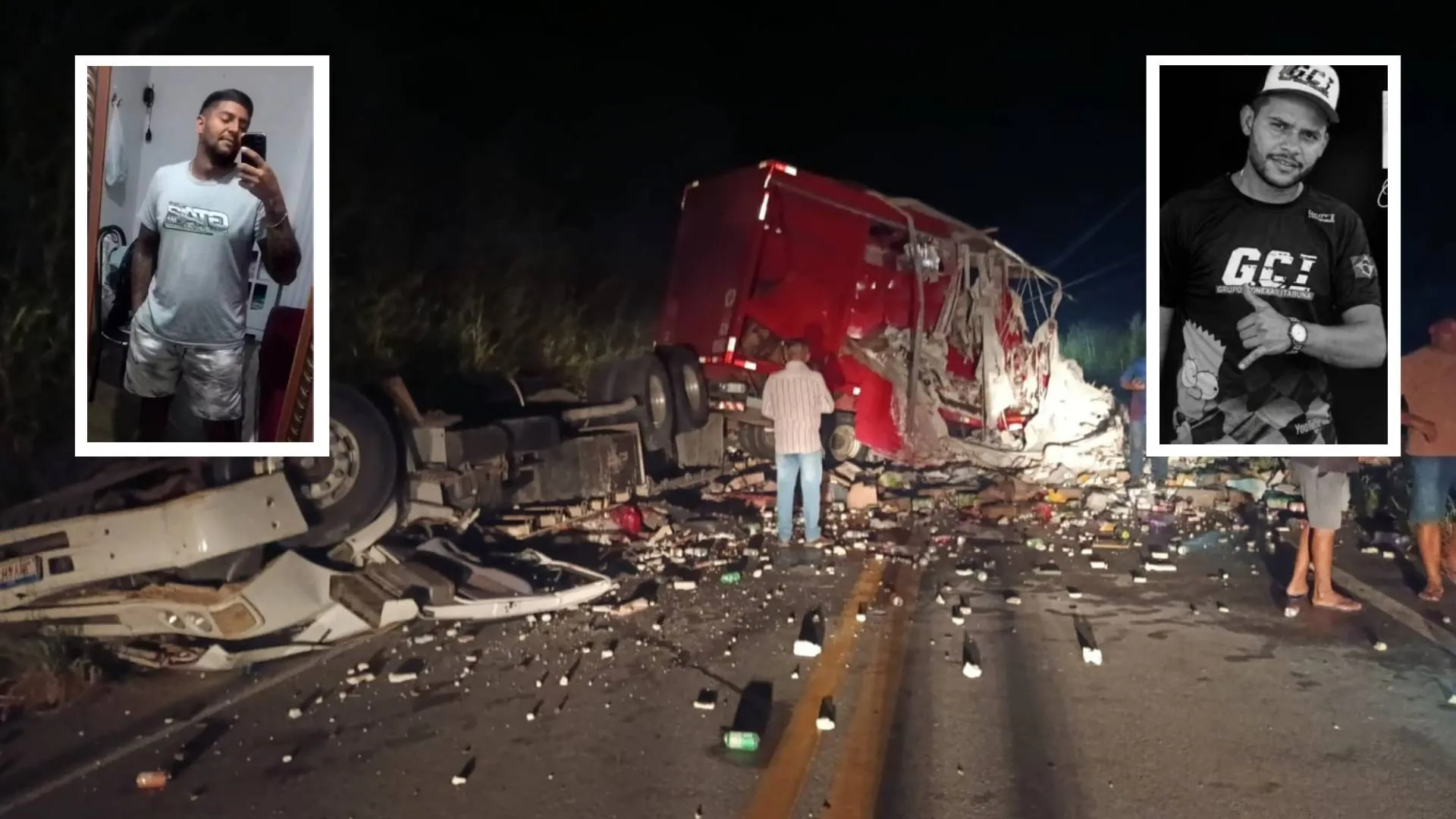 Acidente fatal no Ceará entre caminhões deixa quatro mortos