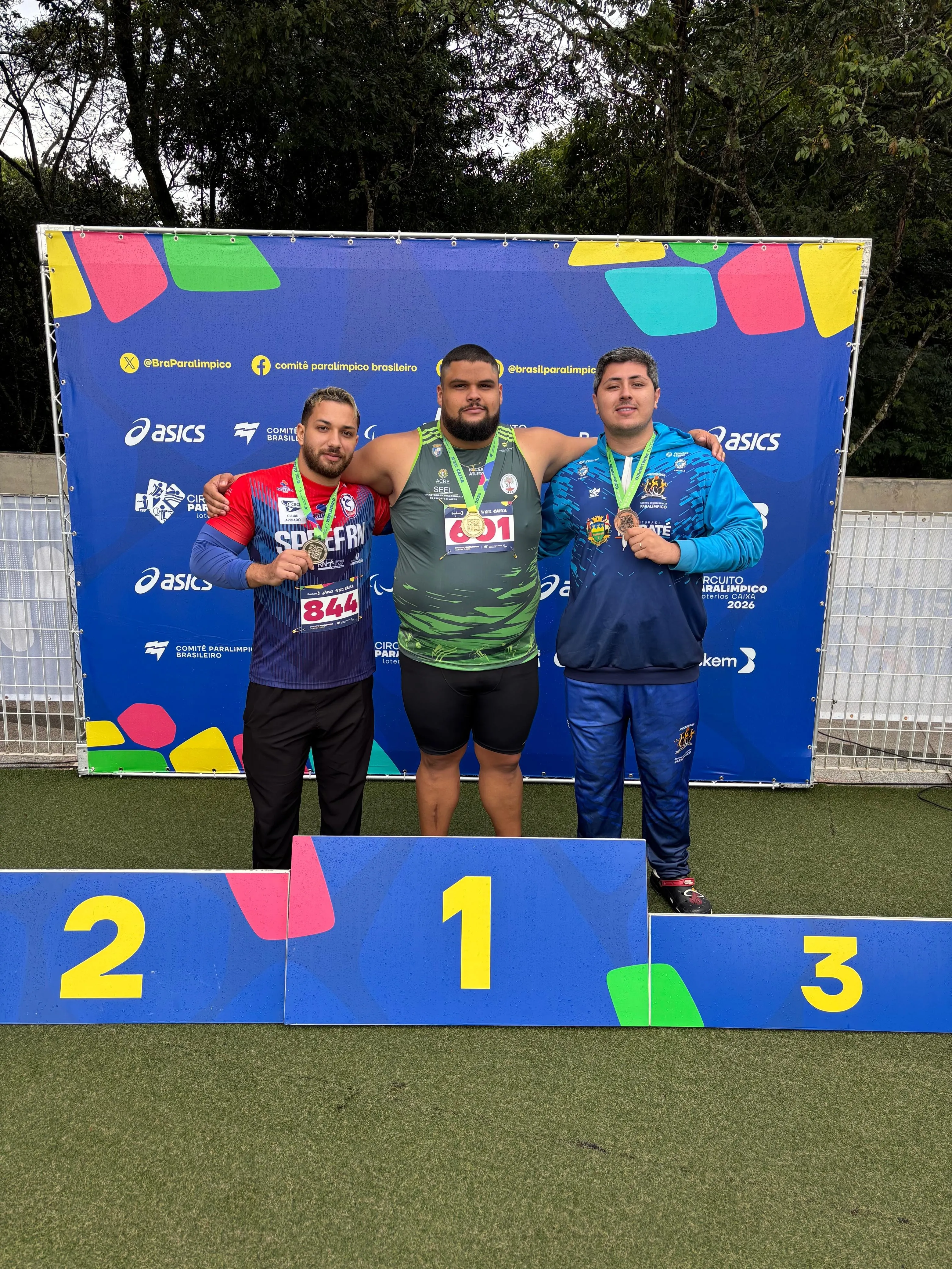 Acre conquista medalhas no Circuito Paralímpico de Atletismo