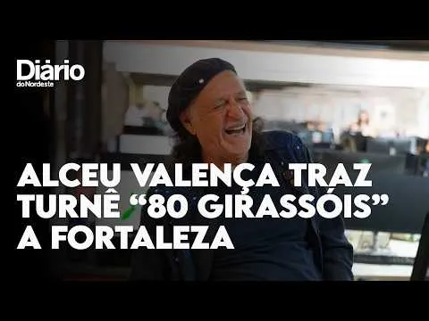 Alceu Valença traz turnê 80 Girassóis a Fortaleza