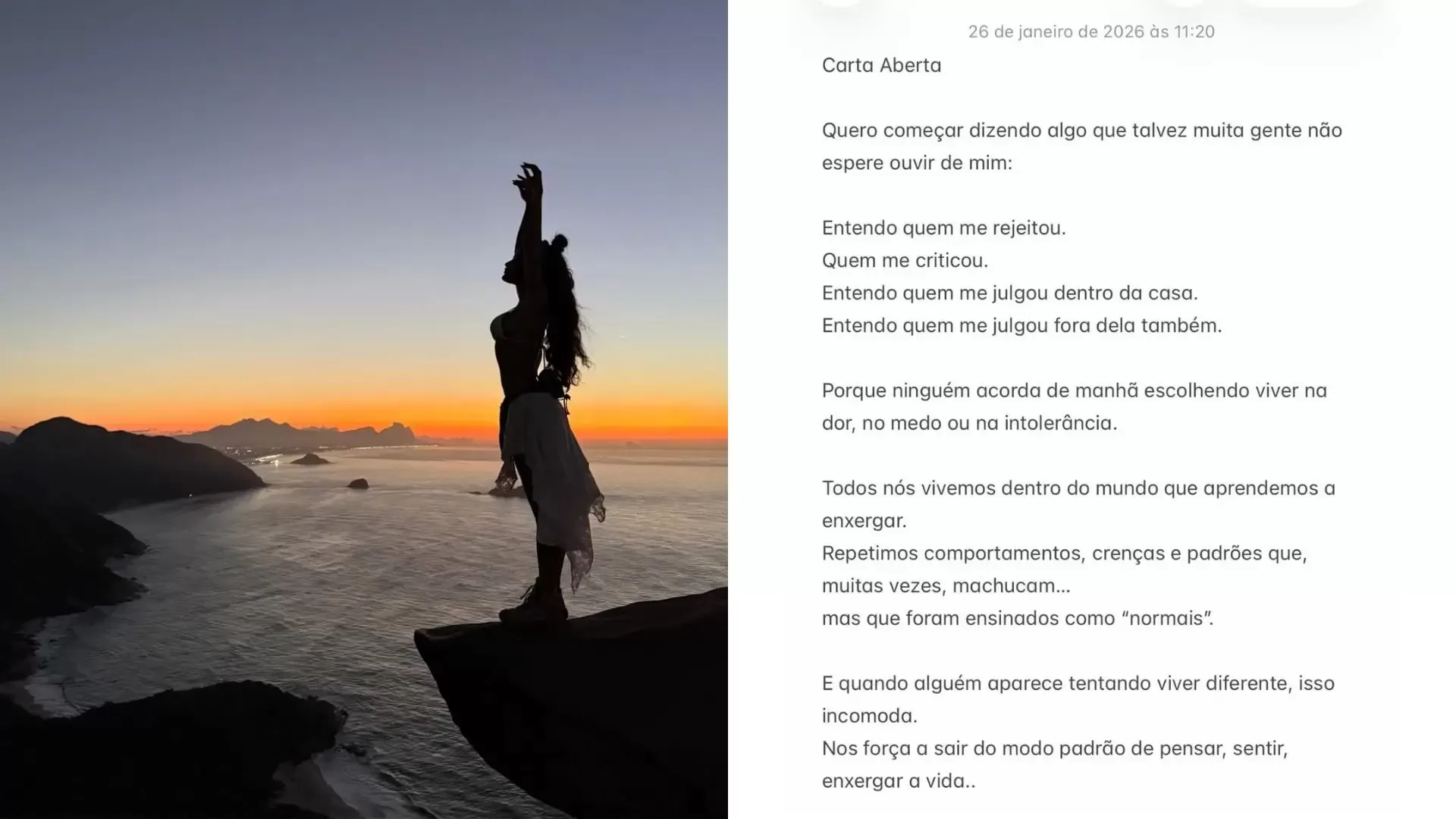 Aline Campos desabafa pós-BBB 26: 'Entendo quem me rejeitou'