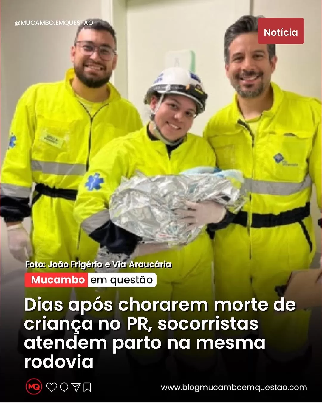 BR-277: Socorristas choram morte de criança e celebram nascimento de bebê