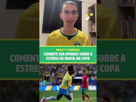 Brasil empata em estreia nervosa na Copa do Mundo