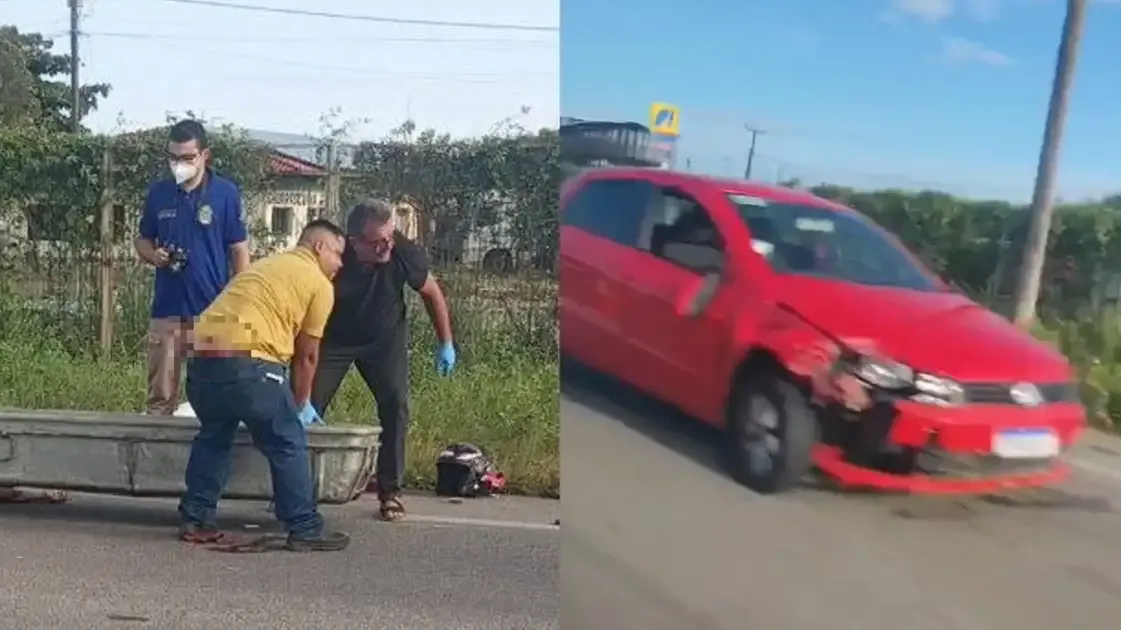 Casal morre em grave acidente de moto em Caucaia