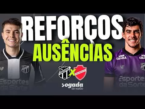 Ceará anuncia retornos e desfalques importantes para confronto decisivo contra o líder Vila Nova
