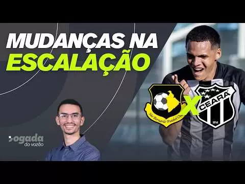 Ceará em decisão: Mozart prepara mudanças estratégicas no time titular para Copa do Brasil