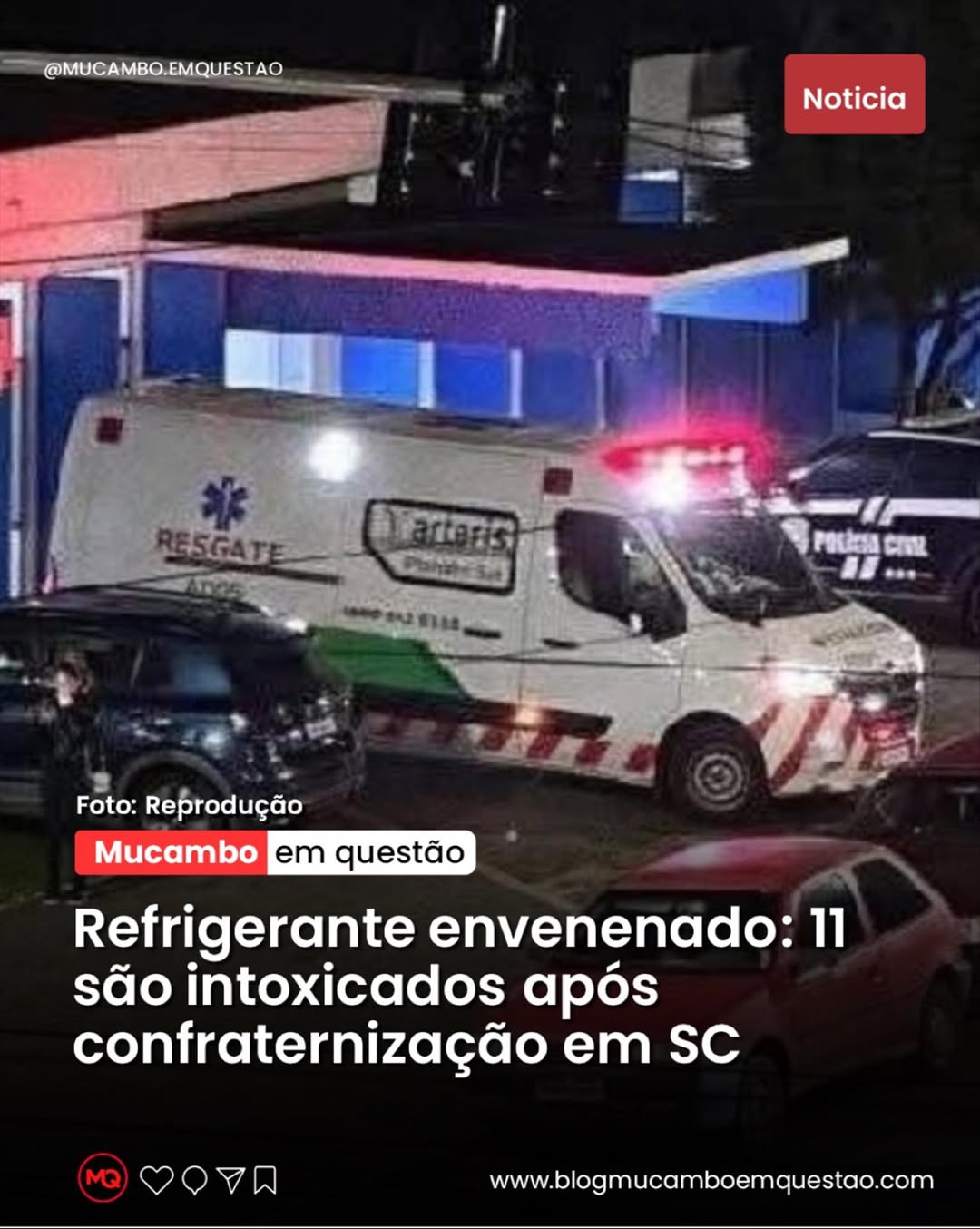 Atentado em SC: 11 funcionários intoxicados por refrigerante; polícia investiga vingança
