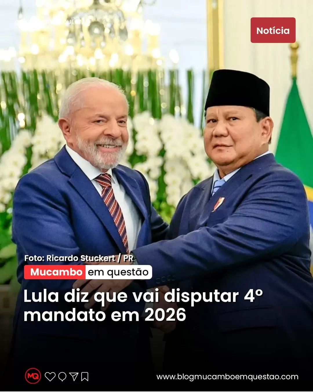 Lula anuncia 4º mandato presidencial e mira reeleição em 2026