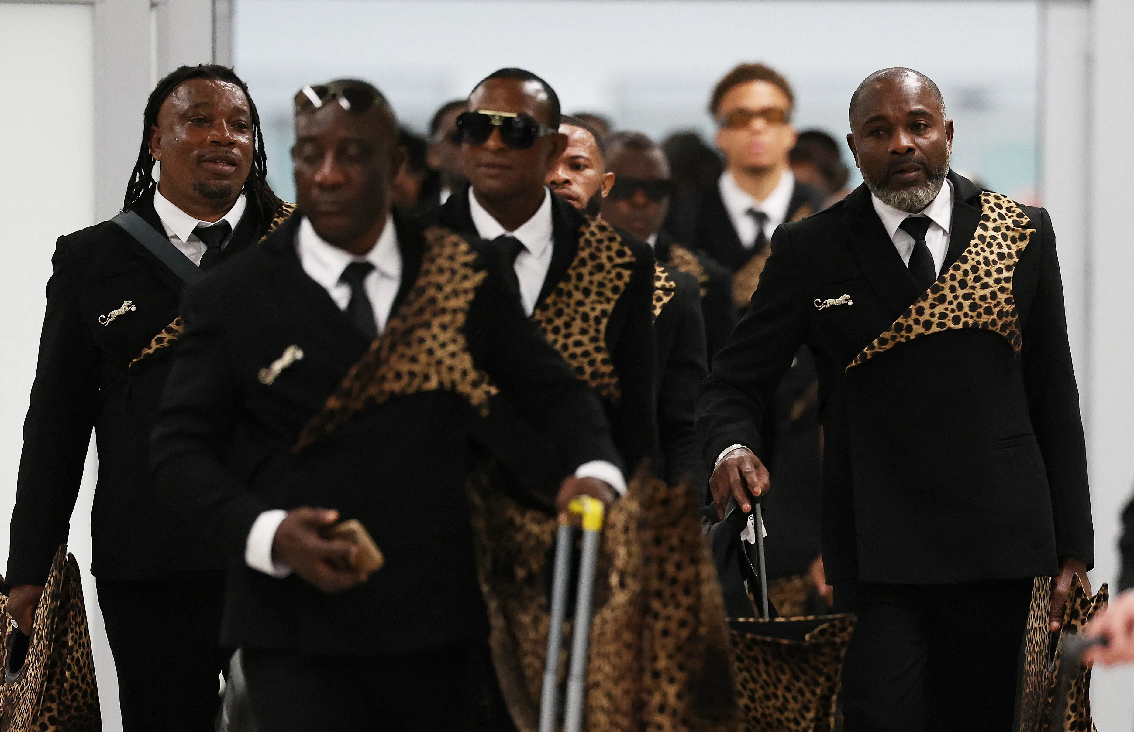 Delegação do Congo chega com estilo à Copa do Mundo