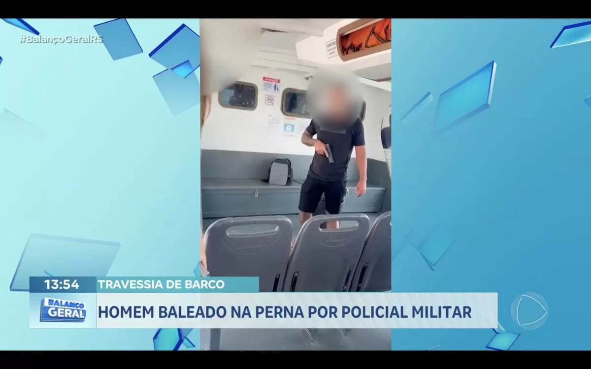 Discussão em balsa no RS termina com PM atirando em médico