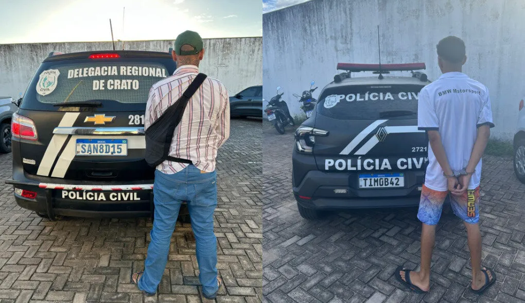 Dupla é presa suspeita de envolvimento em ataque que deixou três mortos no Cariri