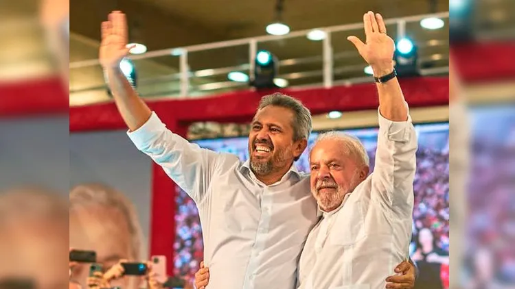 Elmano e Lula participam de caminhada e debate em Fortaleza