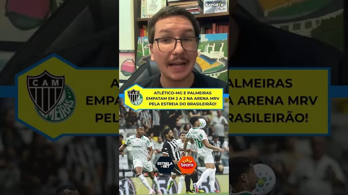 Empate eletrizante: Galo e Palmeiras dividem pontos na Arena MRV