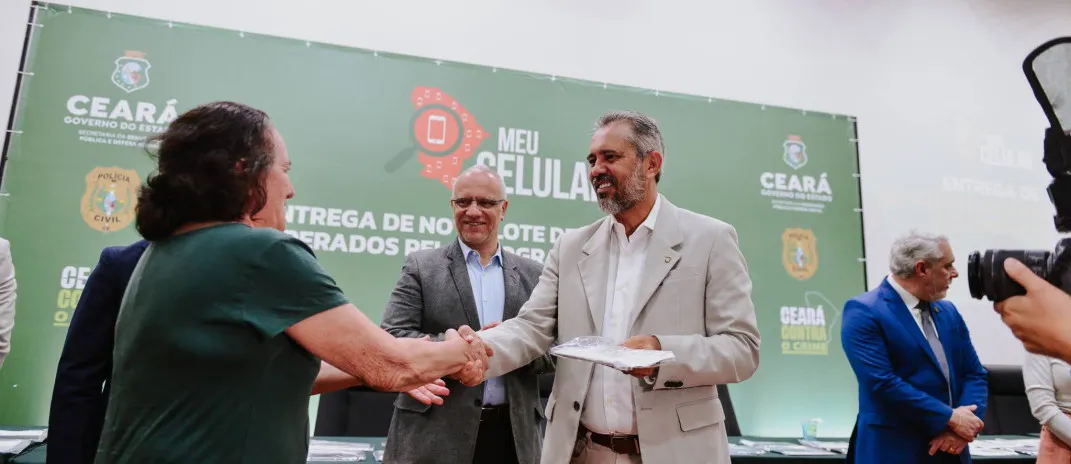 Forças de segurança recuperam mais de 18 mil celulares no Ceará