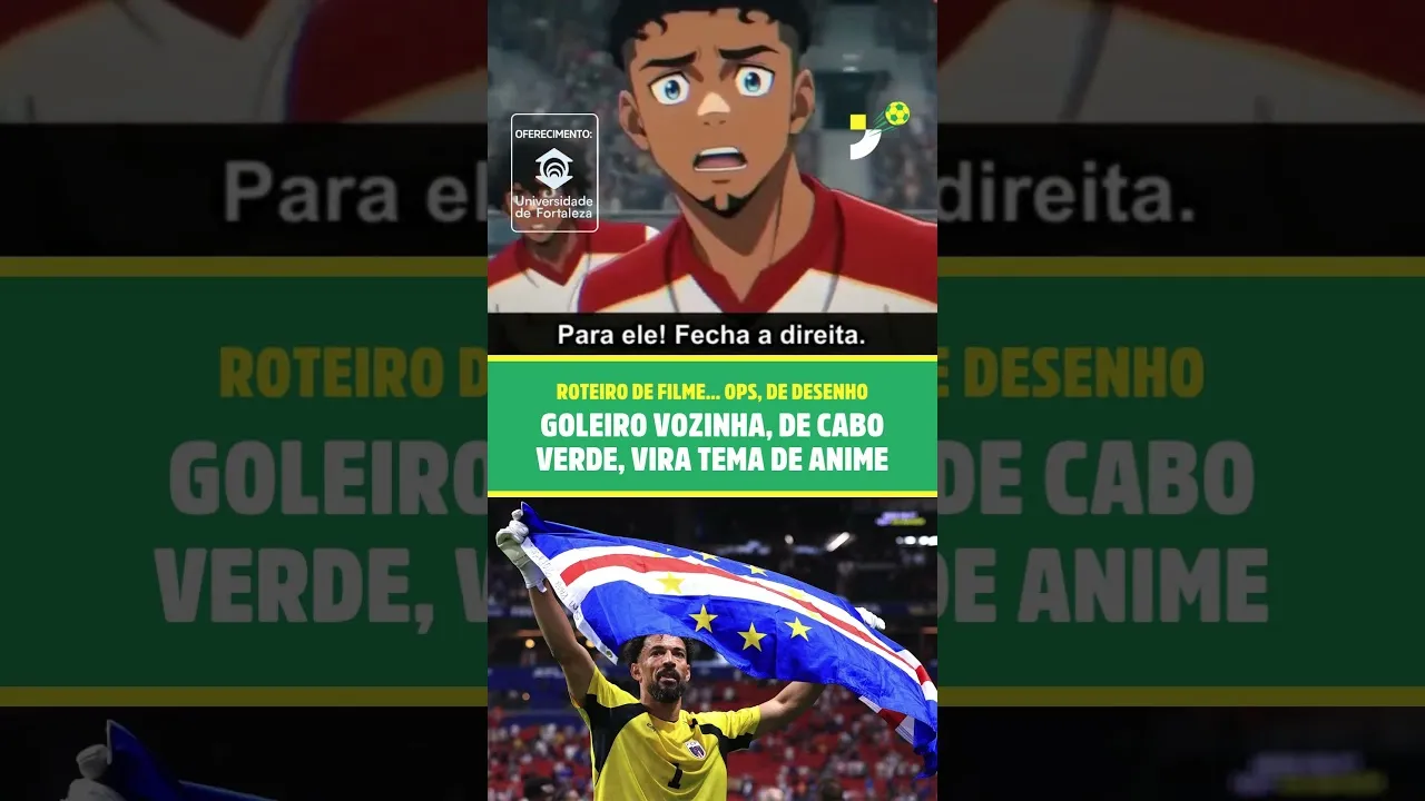 Goleiro Vozinha vira protagonista de anime após brilhar na Copa