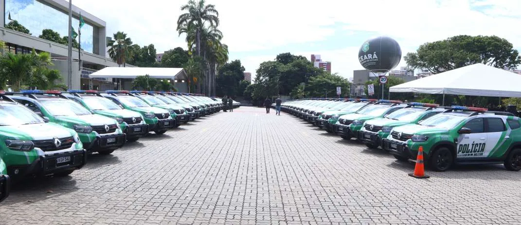 Governo do Ceará Entrega Mais 72 Viaturas para a Polícia Militar