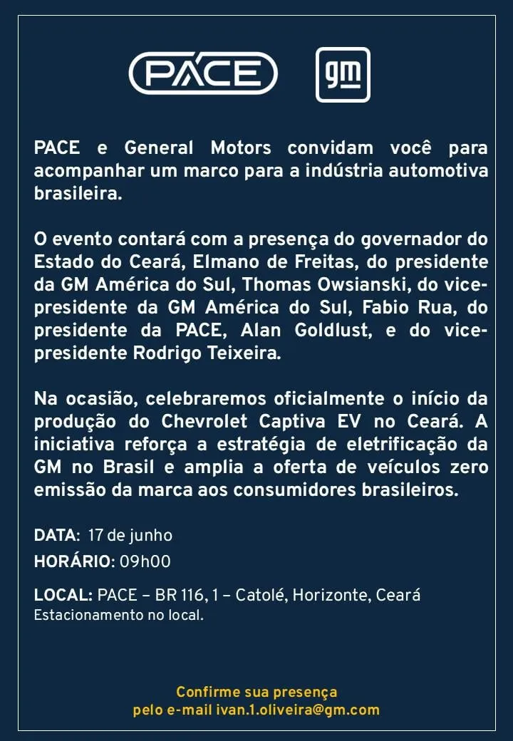 Horizonte Inicia Produção de Veículo Elétrico