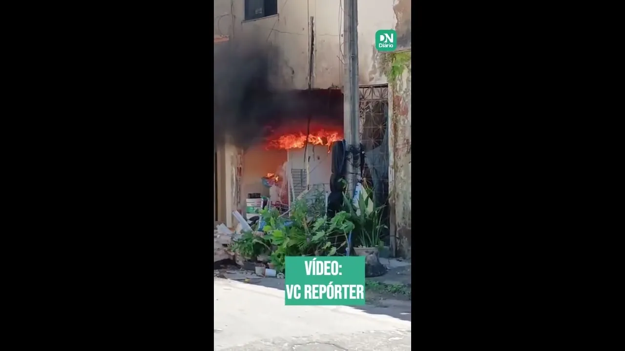 Incêndio e explosão em Fortaleza deixa um ferido
