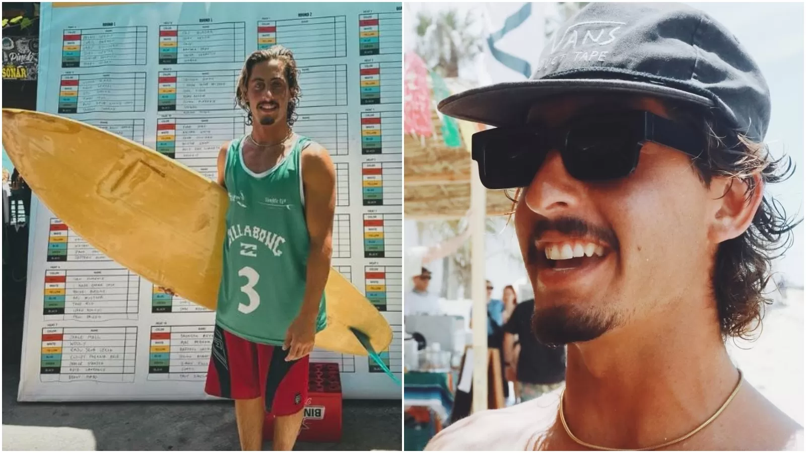 Jovem promessa do surf cearense, Yam Wisman, morre em acidente nas Filipinas