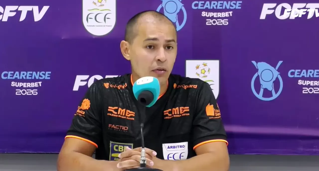 Juiz abre o jogo e admite que errou feio em pênalti para o Ceará