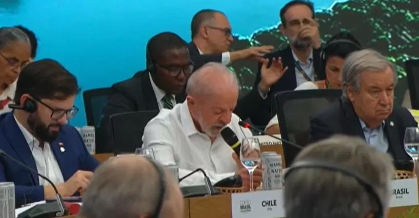 Lula destaca união global contra desafios climáticos em Cúpula do Clima."Hora de unir forças contra a crise climática"