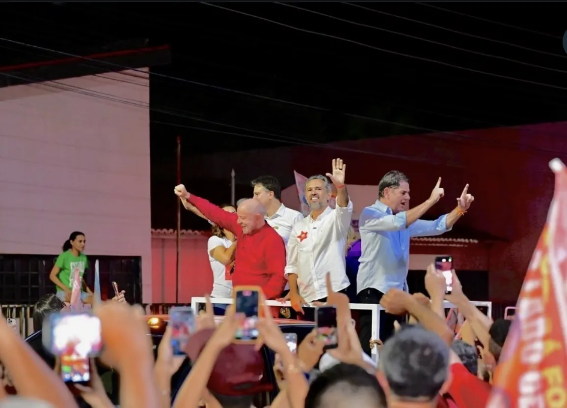 Lula e Elmano reforçam campanha no Cariri