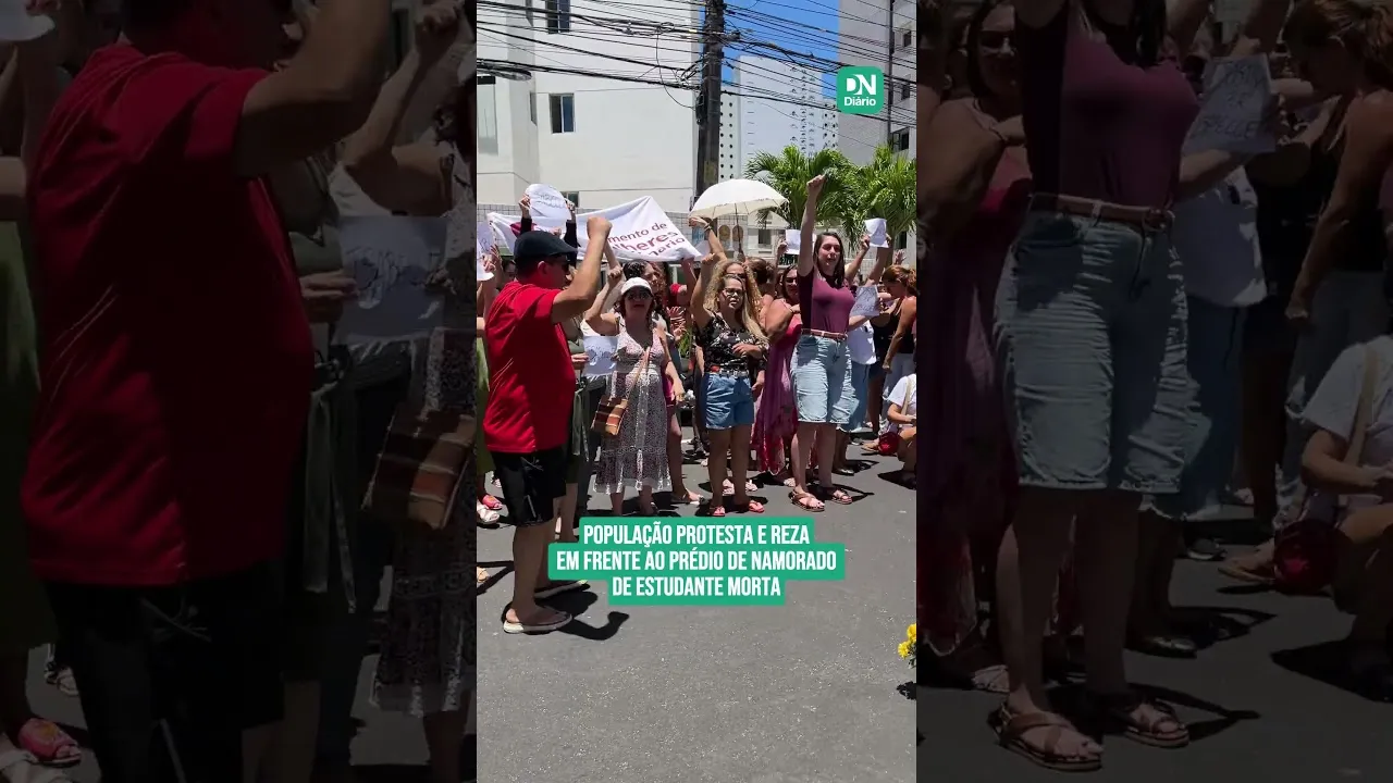 Manifestantes pedem Justiça após morte de estudante em Fortaleza