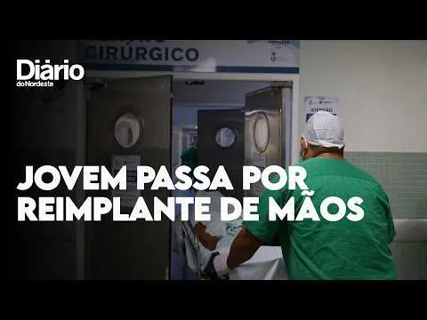 Mãos reimplantadas após 12h de cirurgia em jovem mutilada em Quixeramobim