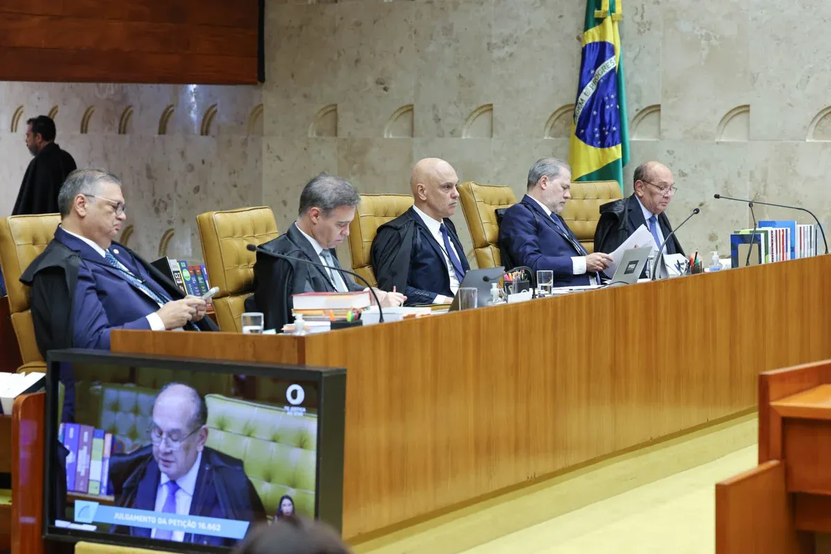 Ministros do STF trocam mensagens fortes