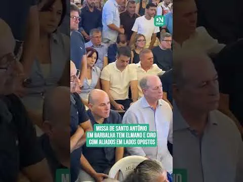 Missa em Barbalha une Elmano e Ciro em clima político