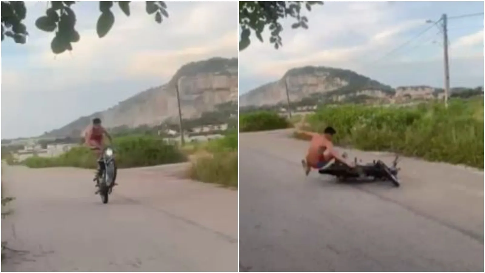 Morre jovem de 16 anos que caiu de moto ao fazer 'grau', em Itaitinga
