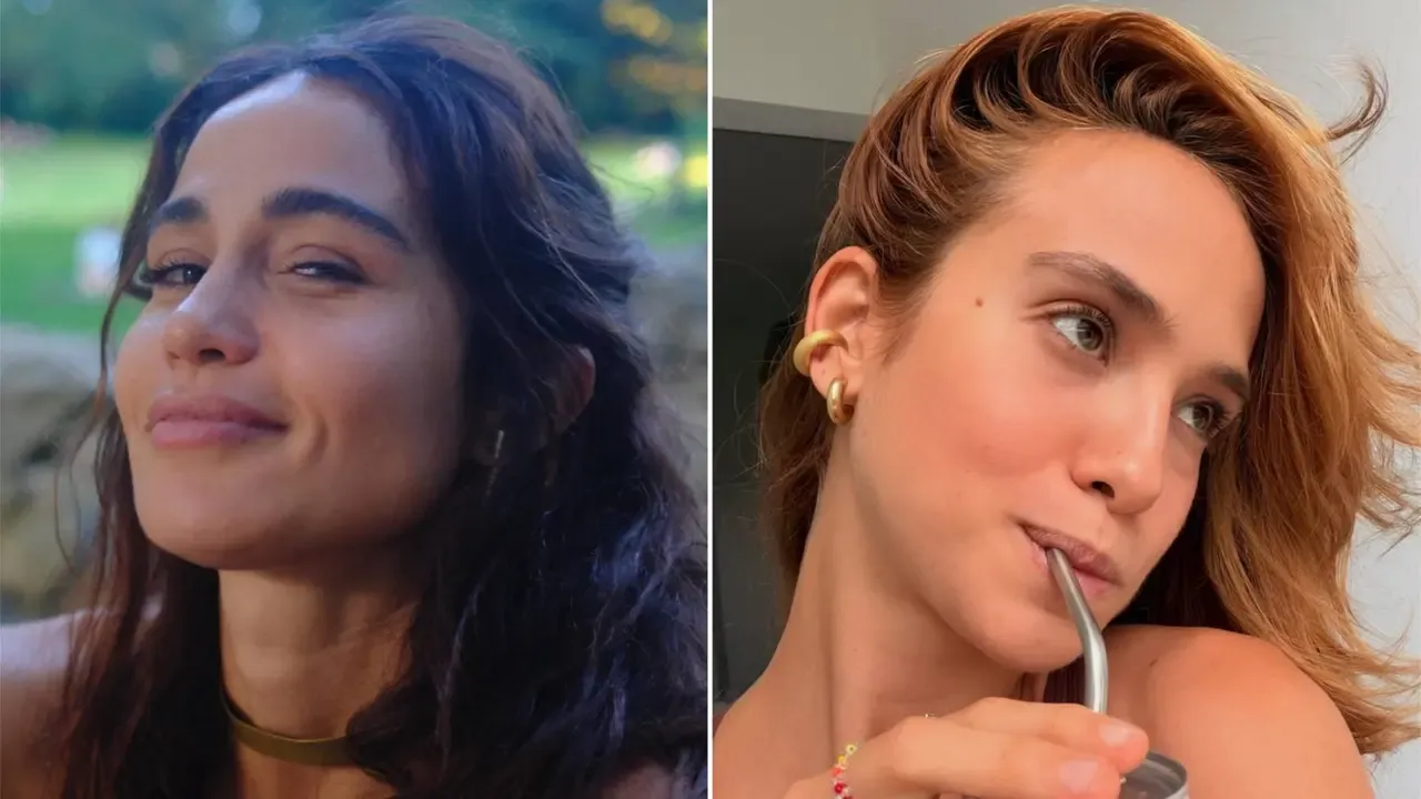 Nanda Costa e Emilie Rey em clima de romance