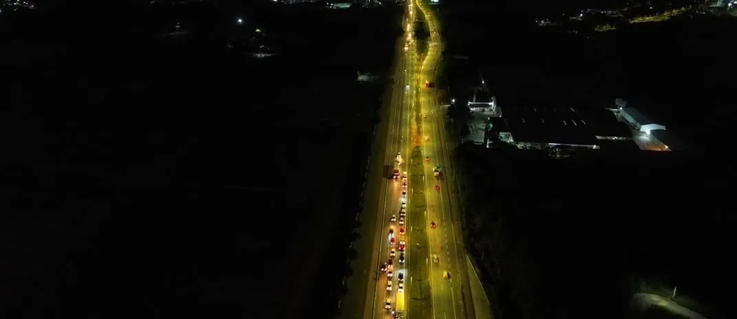 Nova iluminação LED em rodovias estratégicas do Ceará