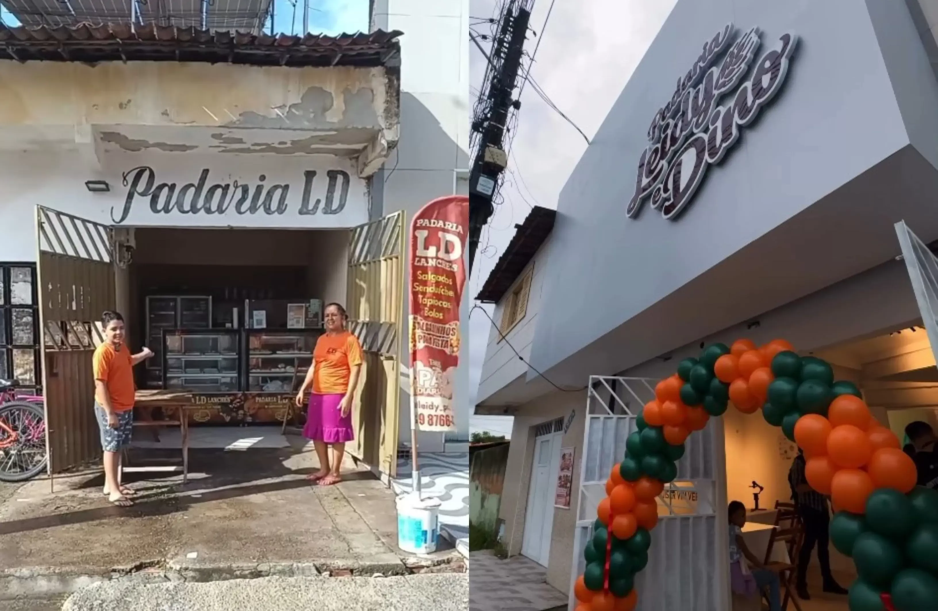 Padaria de Maracanaú, famosa por vídeo viral, é reinaugurada após reforma emocionante