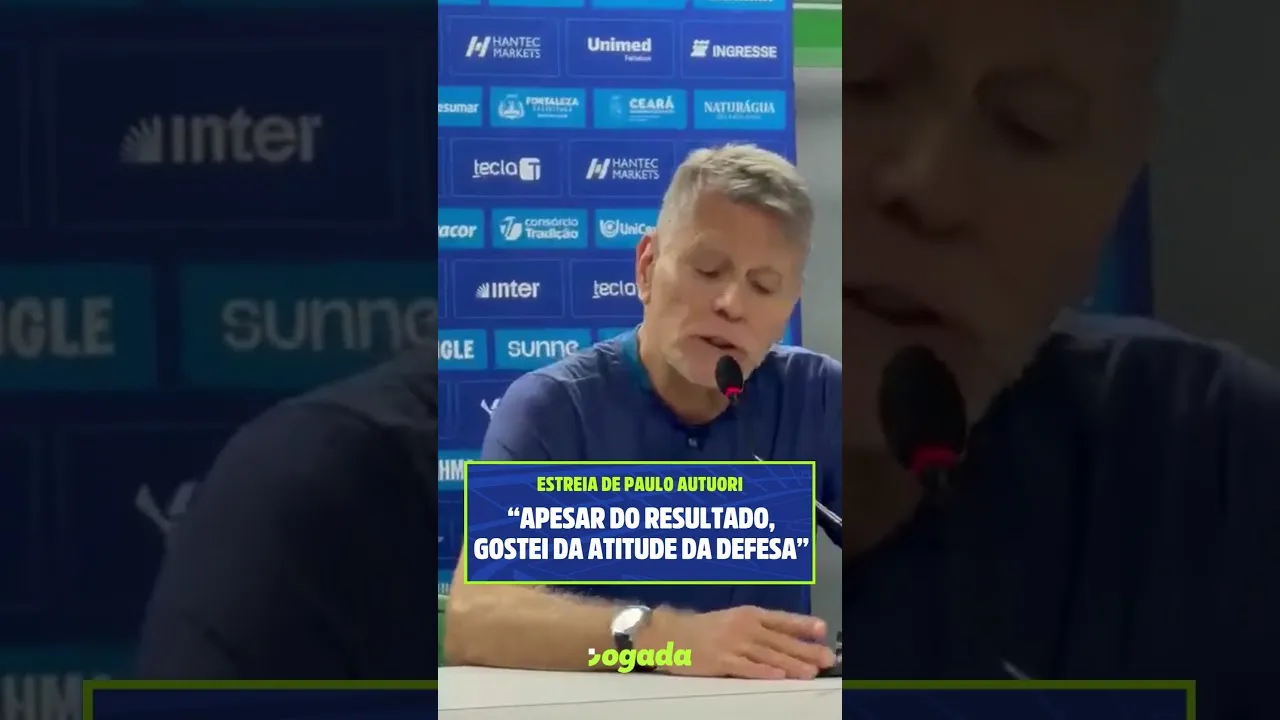 Paulo Autuori elogia defesa do Fortaleza após derrota