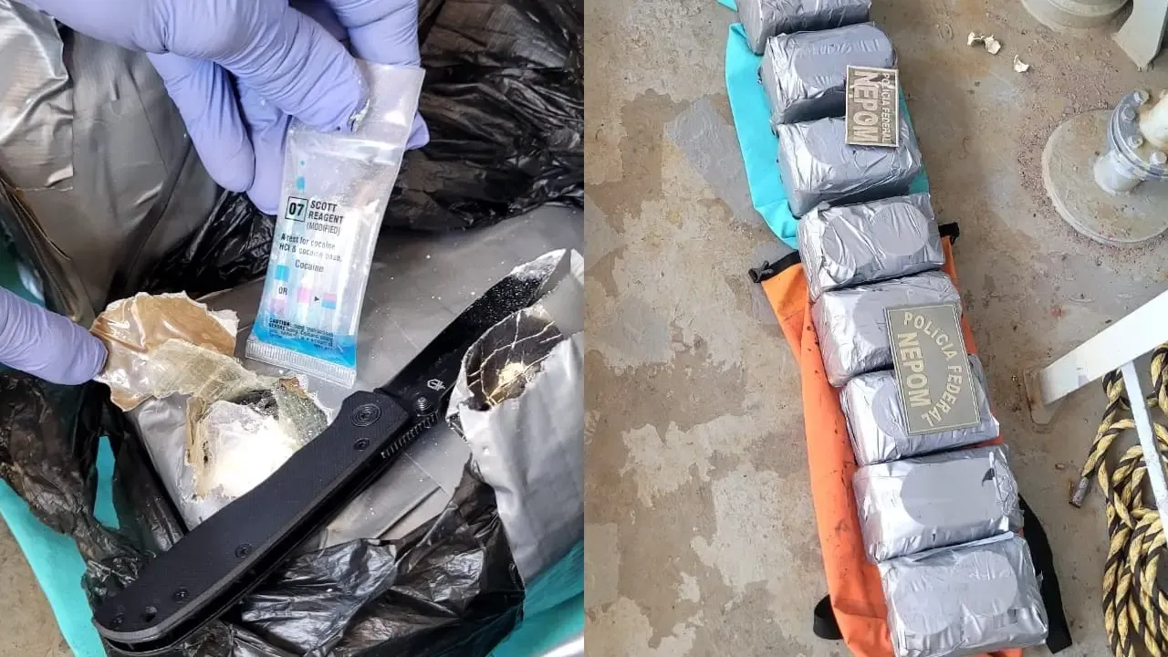 PF apreende 43 kg de cocaína em navio no Porto do Mucuripe
