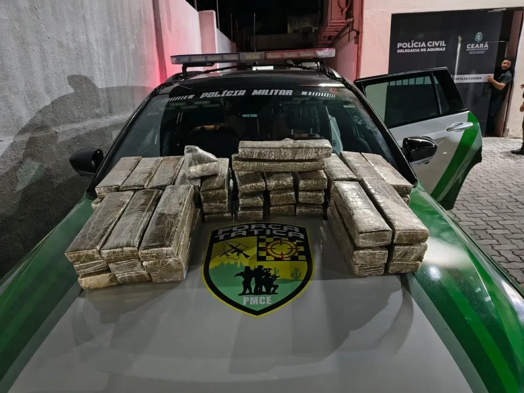 PM Apreende Maconha em Aquiraz