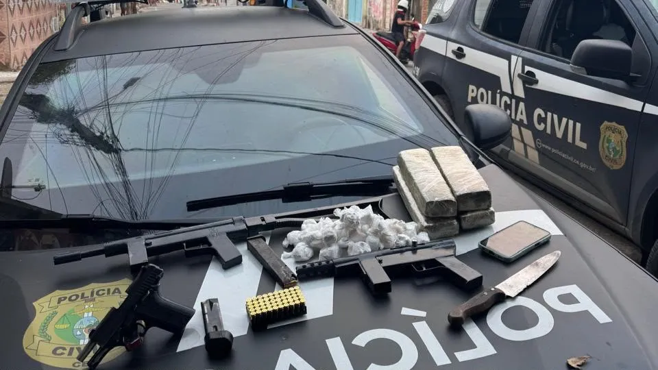 Polícia Civil realiza operações contra facções no Ceará