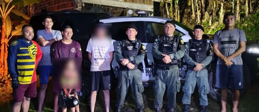 Polícia Militar Resgata Grupo Perdido em Trilha na Serra da Aratanha