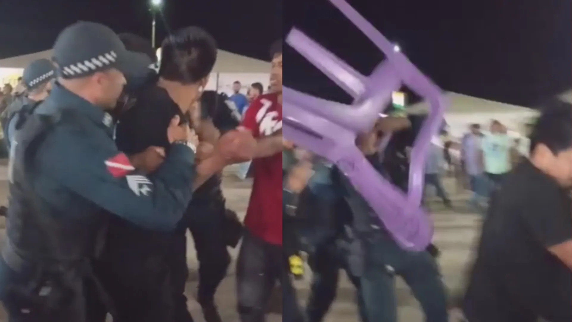 Policial é ferido com cadeirada em show de Amado Batista no Pará