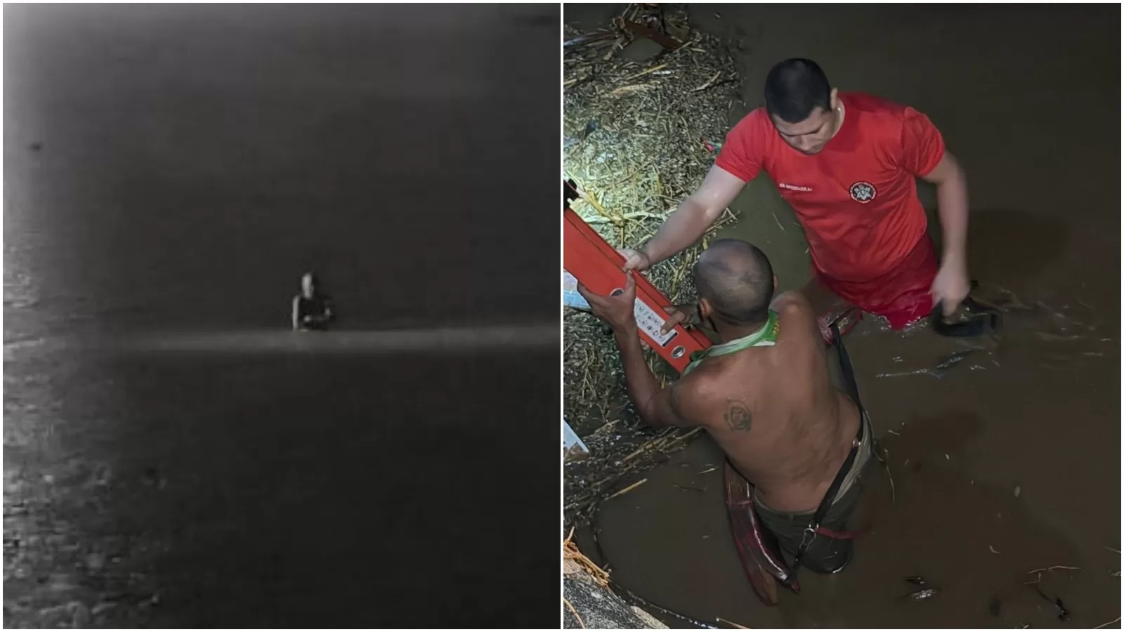 Resgate dramático: Homem é salvo após ser arrastado por correnteza em Canindé