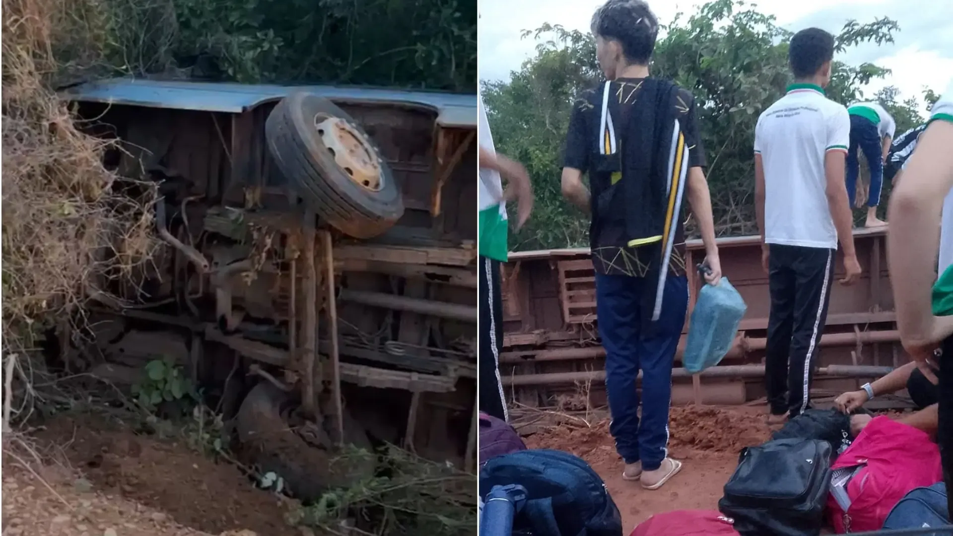 Tombamento de Ônibus Escolar em Ocara: Estradas e Chuvas Preocupam no Ceará