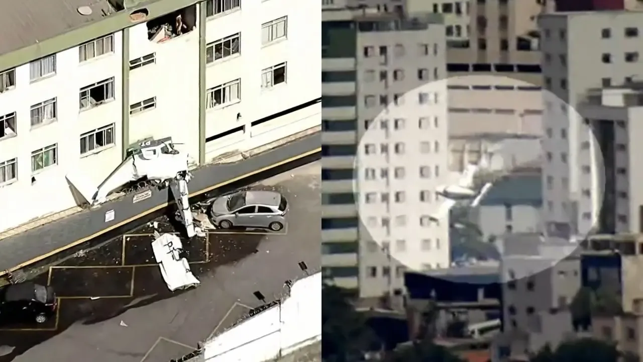 Tragédia Aérea em Belo Horizonte: Avião cai logo após decolagem e atinge prédio