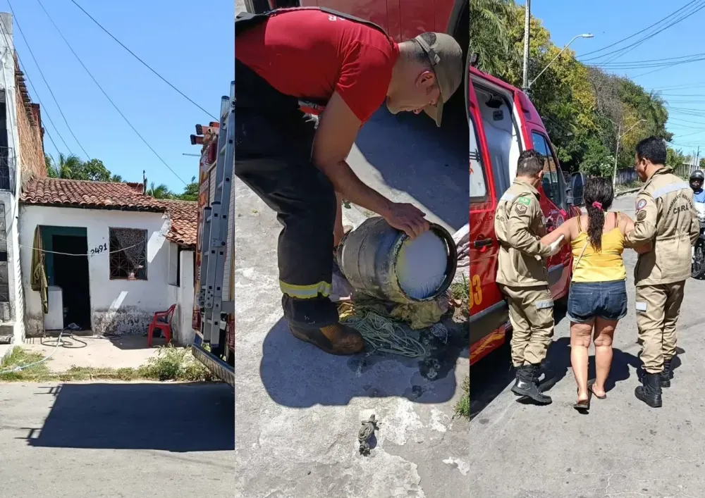 Vazamento de gás de cozinha deixa mulher ferida em Fortaleza